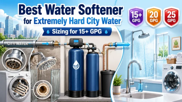 Best Water Softener for Extremely Hard City Water: When You Are Above 15 GPG and Standard Advice Fails
