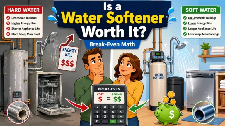 Is a Water Softener Worth It? The Break-Even Math Nobody Does, and When the Answer Is Actually No