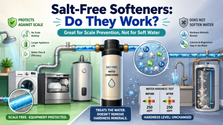 Do Salt-Free Water Softeners Work? The Honest Answer: Scale Prevention Yes, Water Softening No